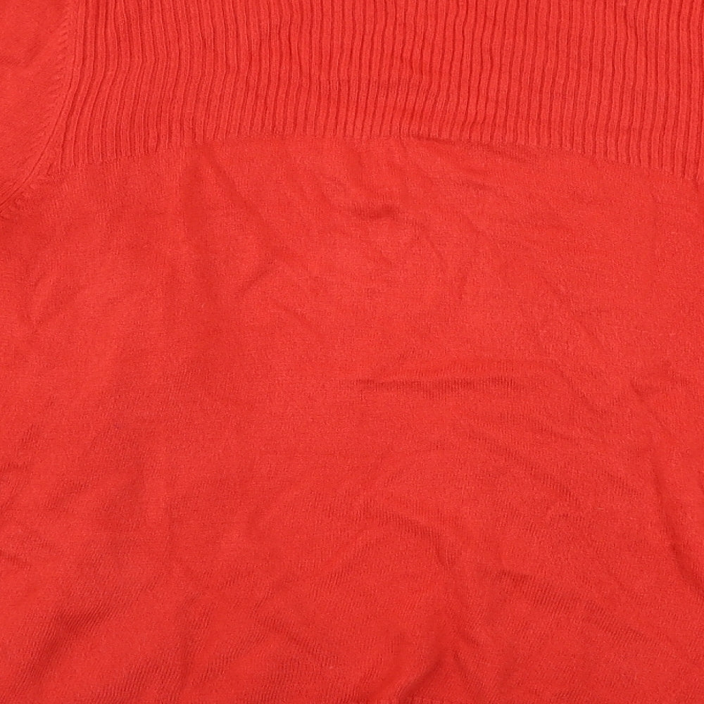 BHS  Womens Red   Cardigan Jumper Size 12