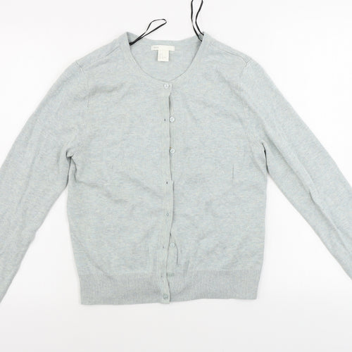 H&M  Womens Green   Cardigan Jumper Size S