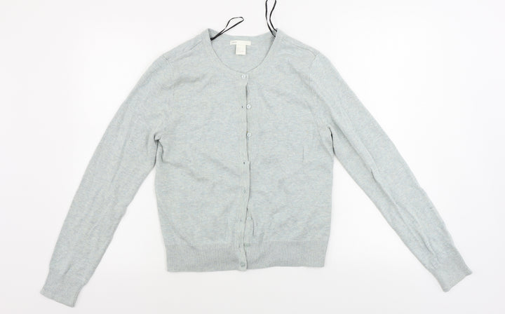 H&M  Womens Green   Cardigan Jumper Size S
