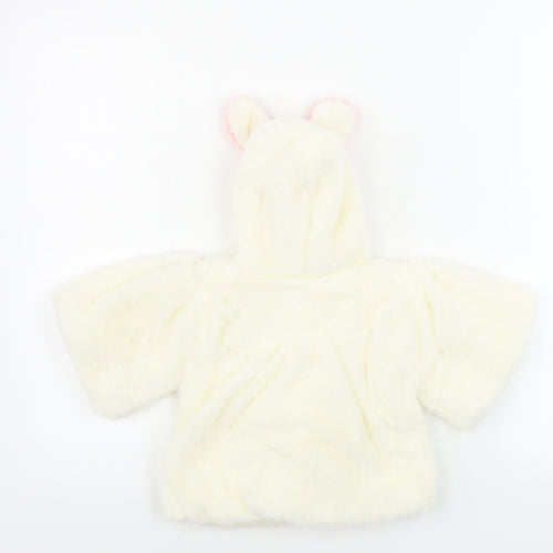 Preworn  Girls Beige   Jacket Coat Size 8 Years