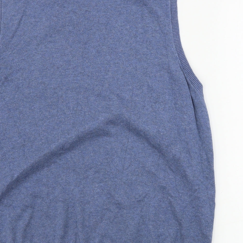 Marks and Spencer  Mens Blue   Vest Jumper Size XL