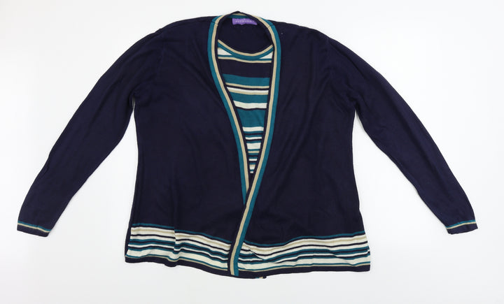 Autonomy Womens Blue Pullover Jumper Size XL