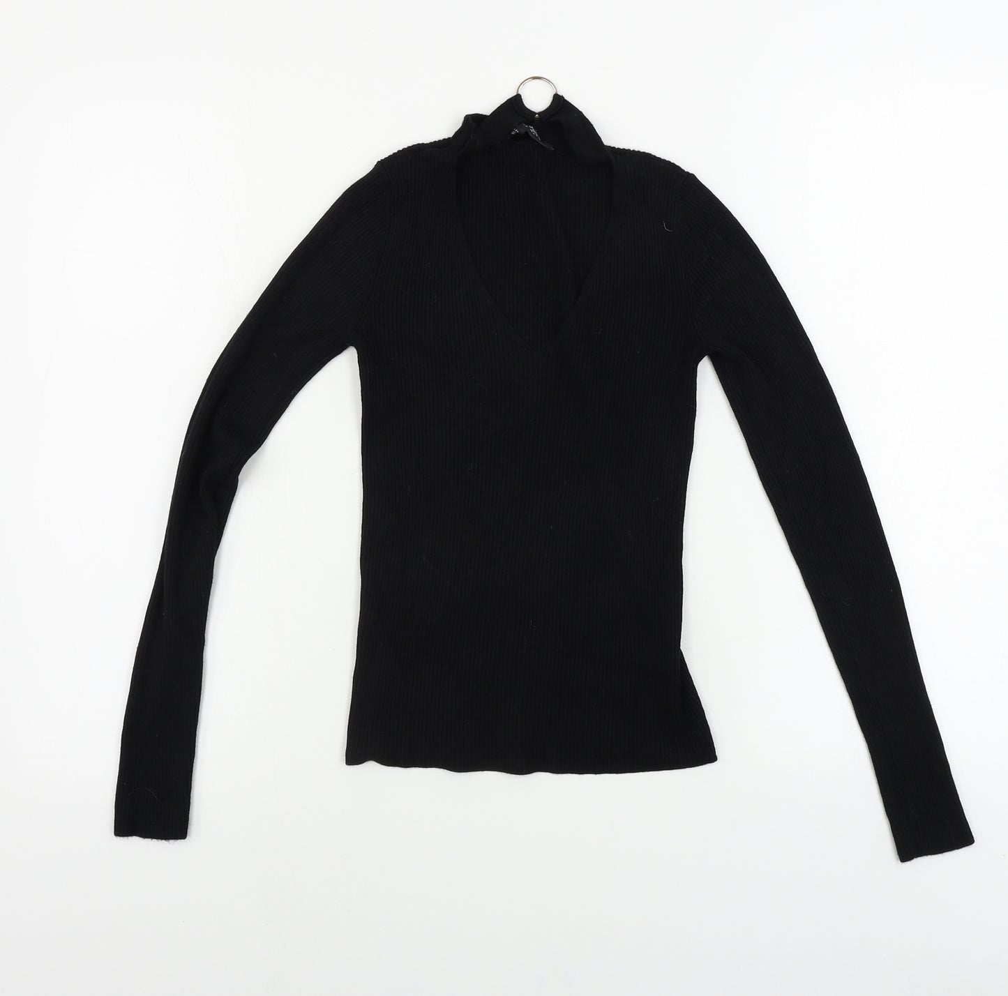 Miss Selfridge  Womens Black   Pullover Jumper Size 6