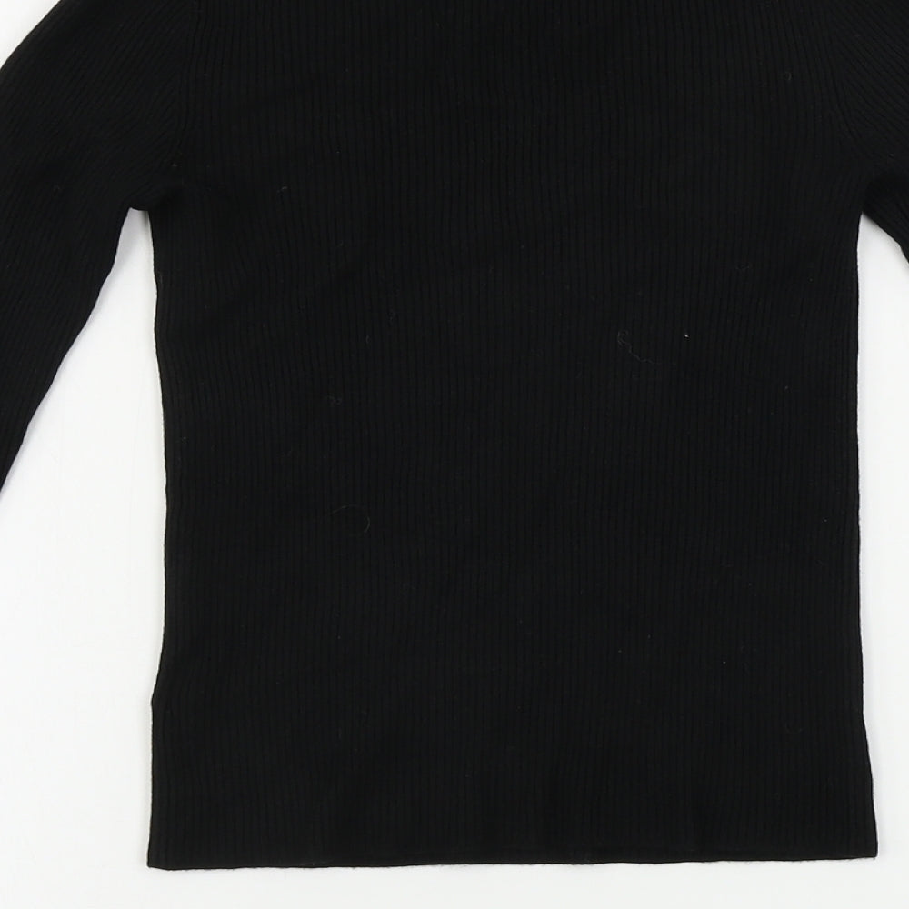 Miss Selfridge  Womens Black   Pullover Jumper Size 6