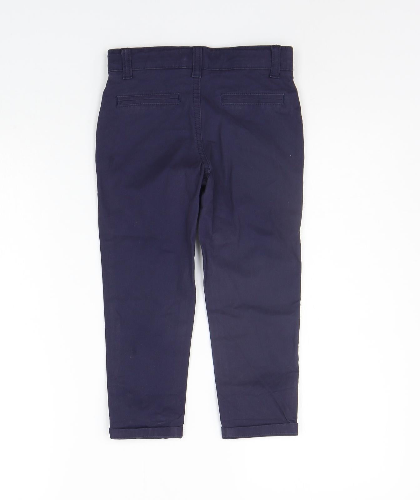 deniem co Boys Blue   Chino Trousers Size 3-4 Years