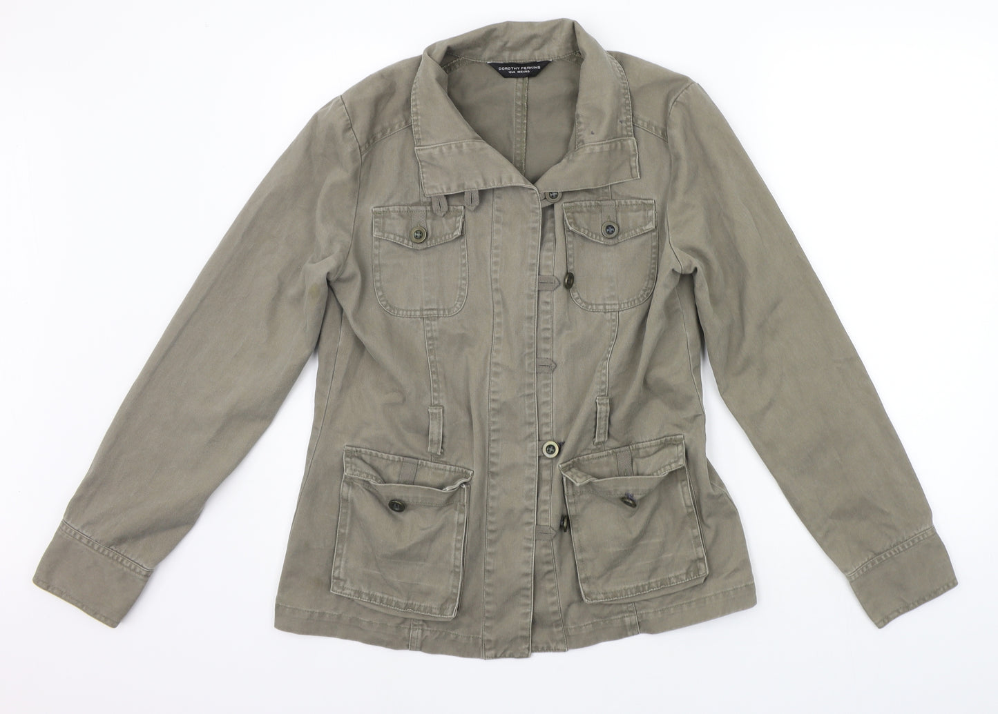 Dorothy Perkins Womens Green   Jacket Coat Size 12