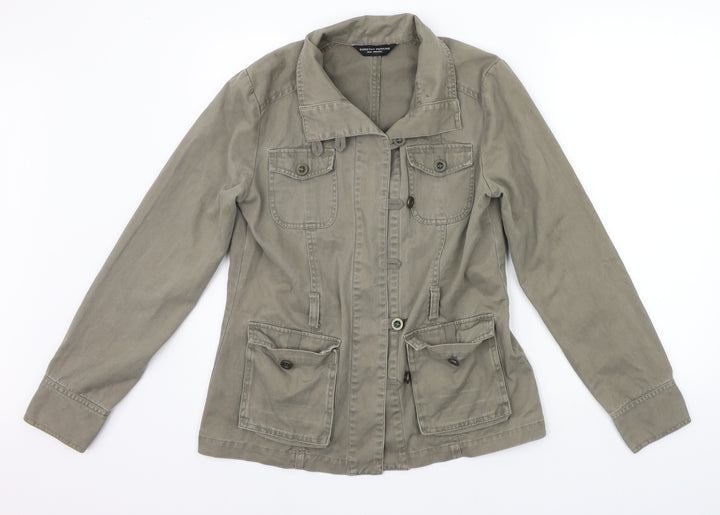 Dorothy Perkins Womens Green   Jacket Coat Size 12