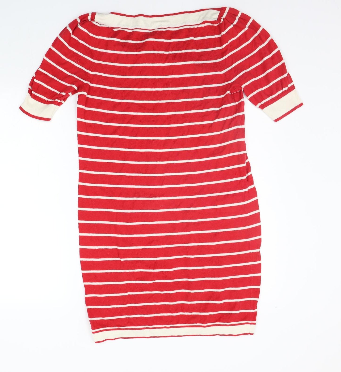 George Womens Red Striped  Jumper Dress  Size 16