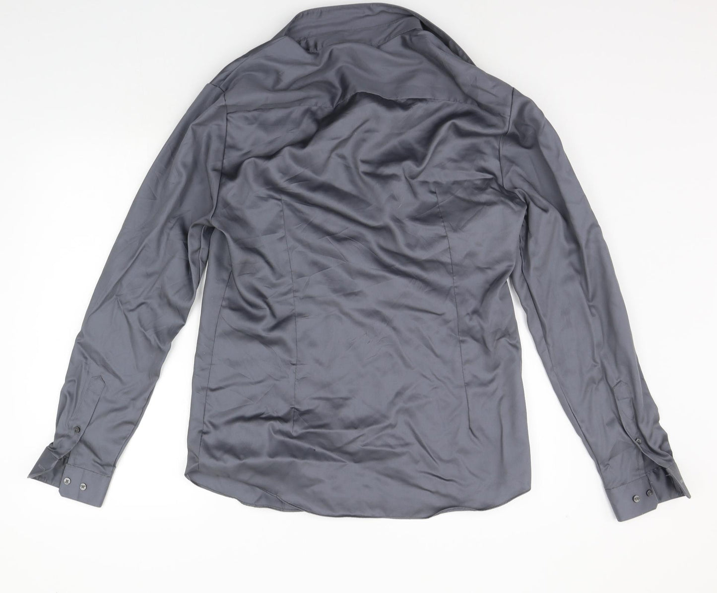 River Island Mens Grey    Button-Up Size M