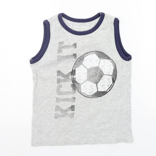 F&F Boys Grey   Basic Tank Size 5-6 Years