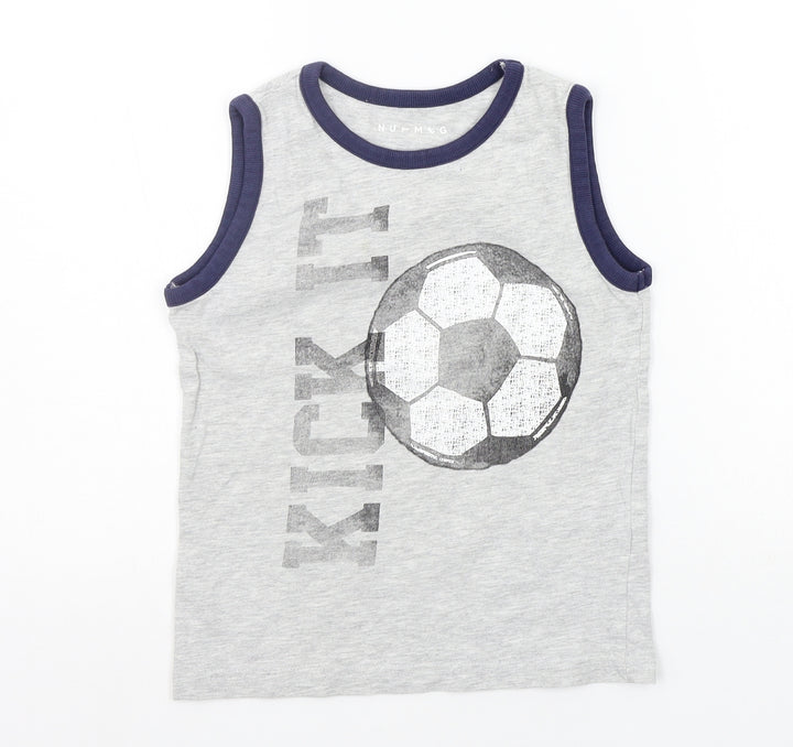 F&F Boys Grey   Basic Tank Size 5-6 Years