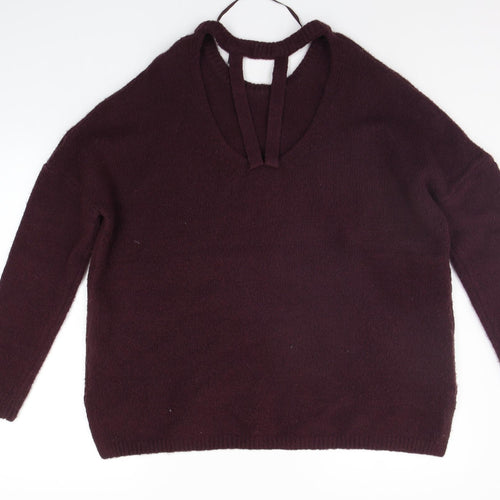 Primark Womens Purple   Pullover Jumper Size M
