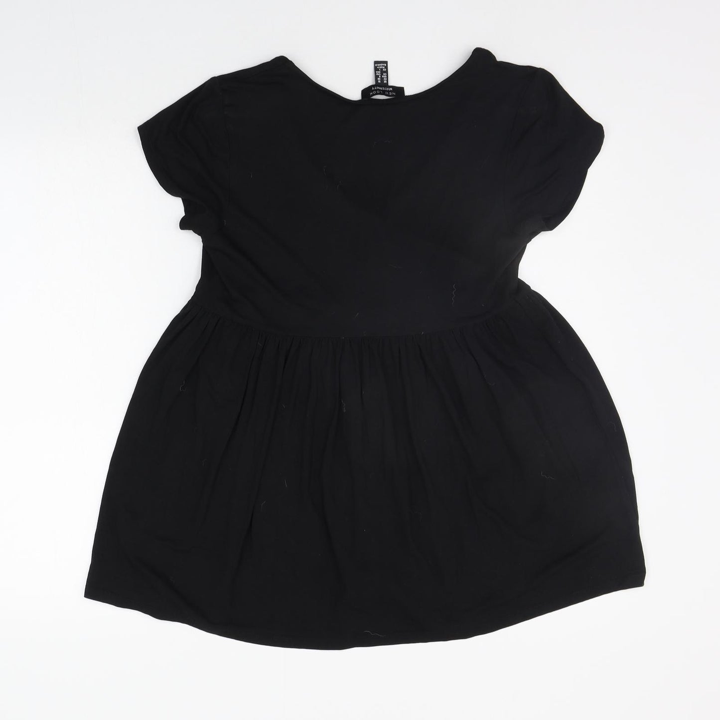 New Look Womens Black   Basic T-Shirt Size 10