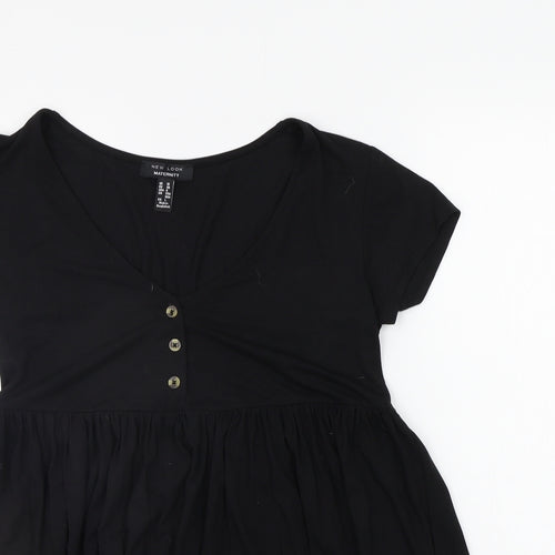 New Look Womens Black   Basic T-Shirt Size 10