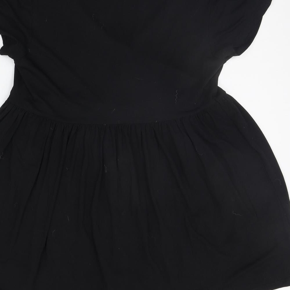 New Look Womens Black   Basic T-Shirt Size 10