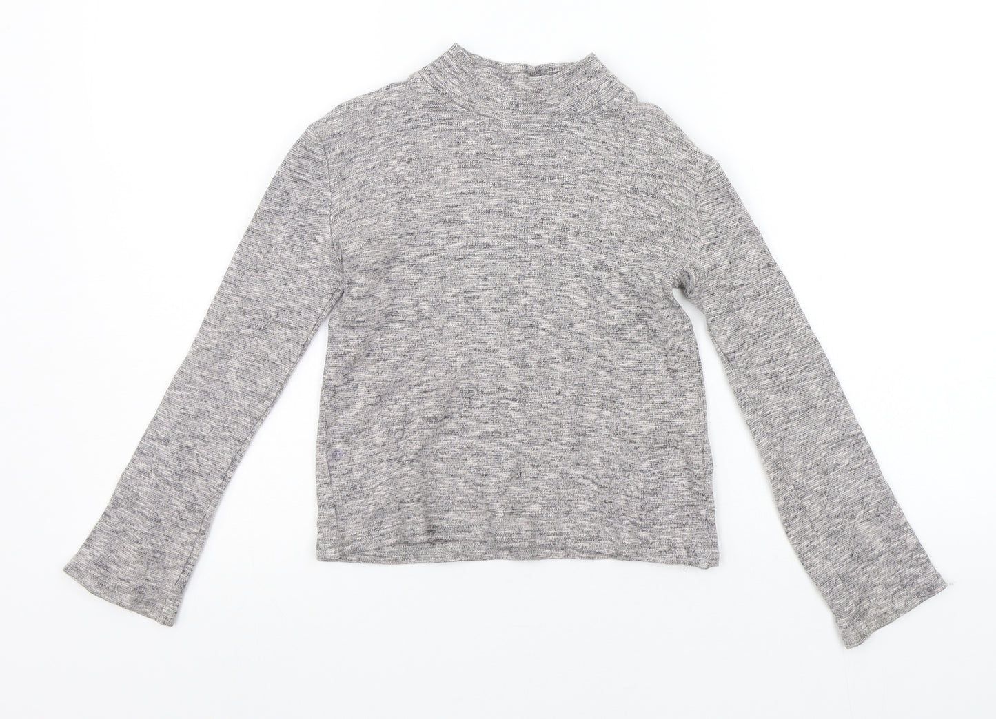 NEXT Girls Grey   Basic T-Shirt Size 7 Years