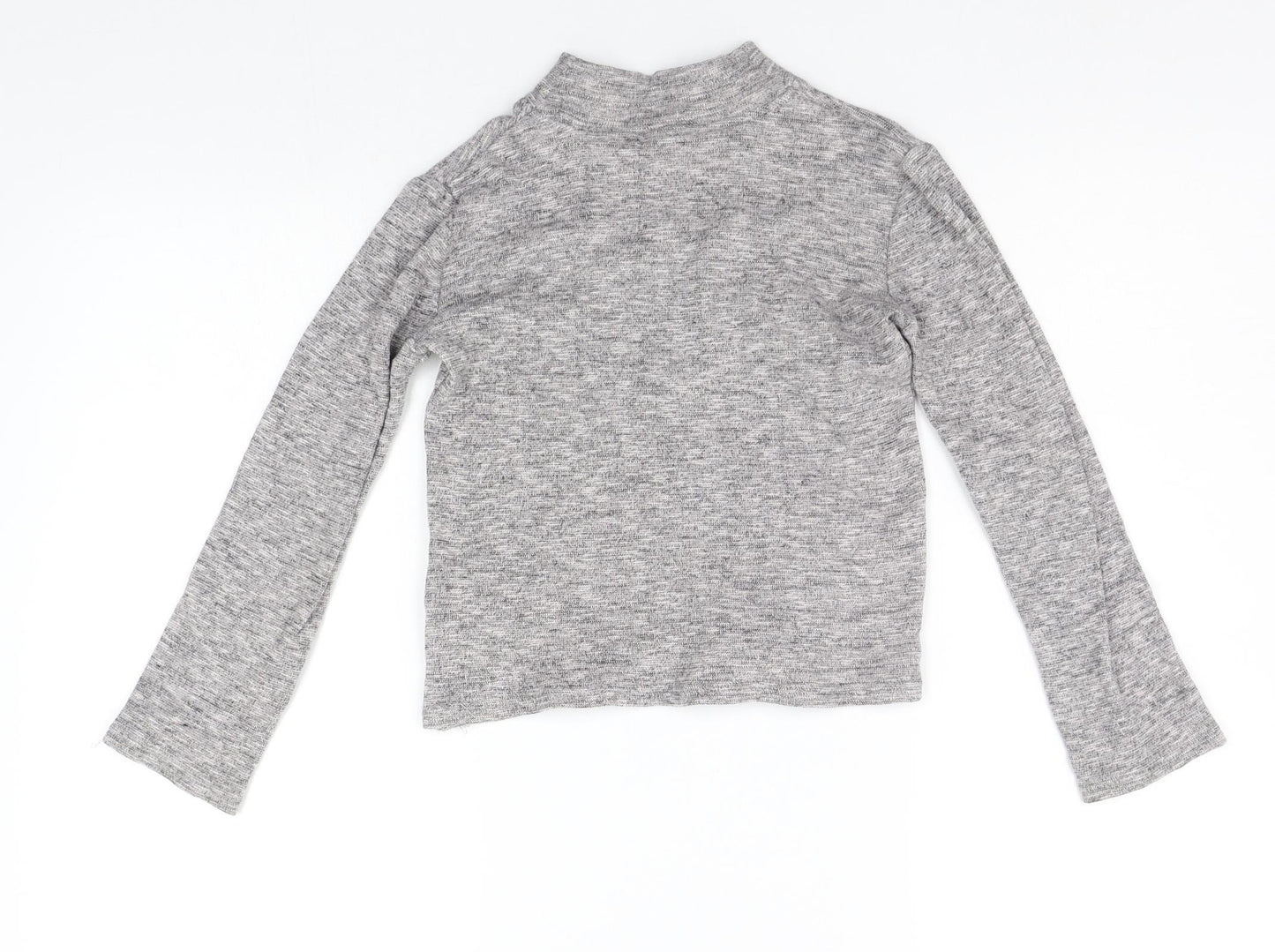 NEXT Girls Grey   Basic T-Shirt Size 7 Years