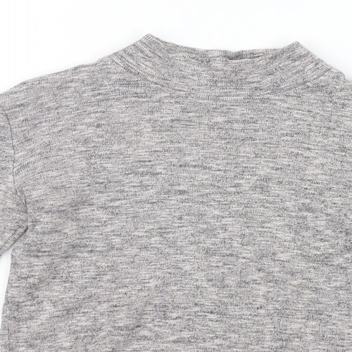 NEXT Girls Grey   Basic T-Shirt Size 7 Years