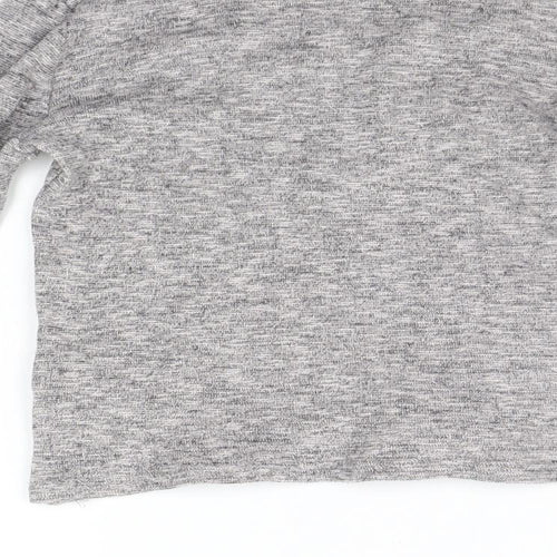 NEXT Girls Grey   Basic T-Shirt Size 7 Years