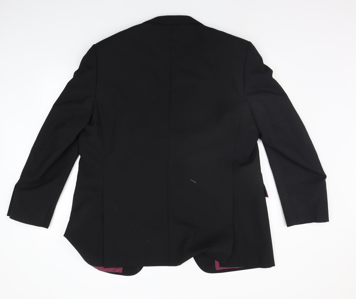 1860 Menswear Mens Black   Jacket Suit Jacket Size S