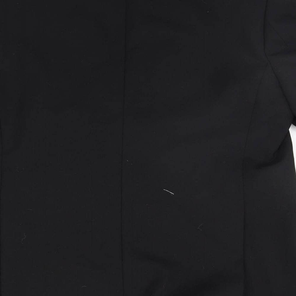 1860 Menswear Mens Black   Jacket Suit Jacket Size S