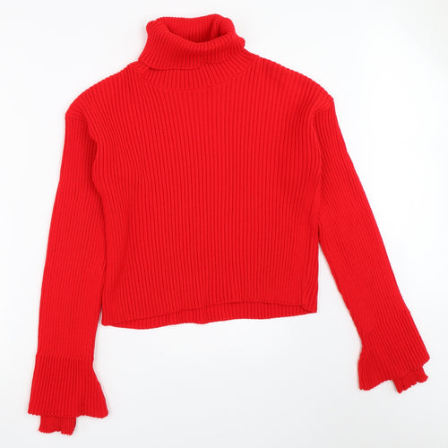 Lasula Womens Red   Pullover Jumper Size M