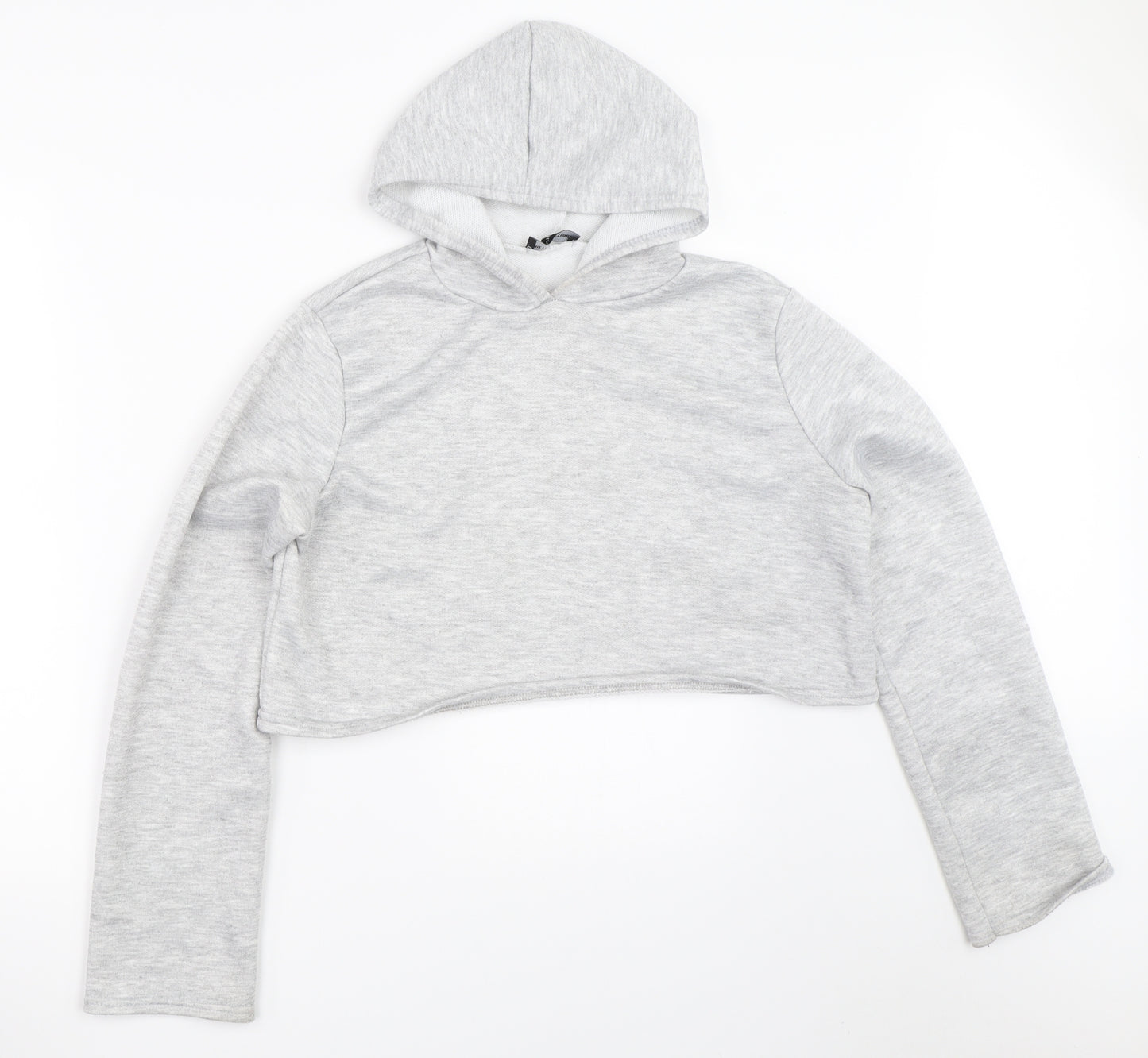 PRETTYLITTLETHING Womens Grey   Pullover Sweatshirt Size S