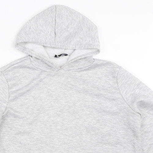 PRETTYLITTLETHING Womens Grey   Pullover Sweatshirt Size S