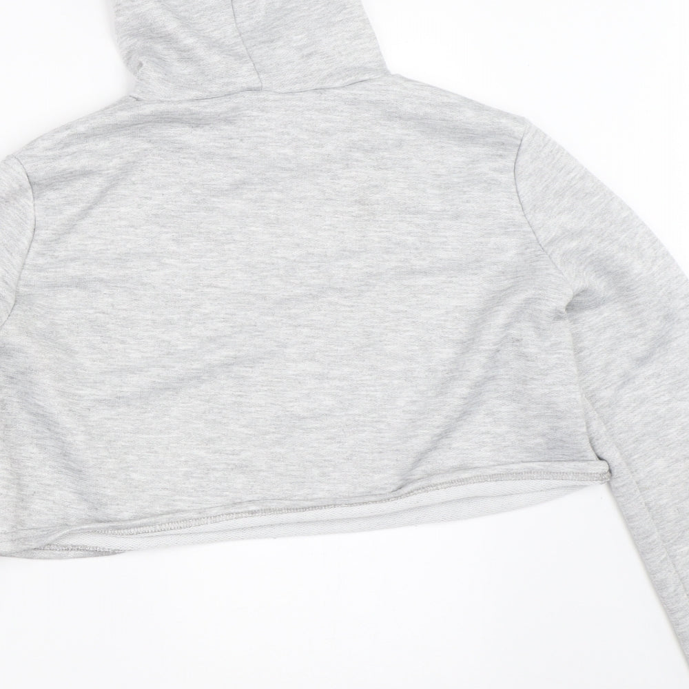 PRETTYLITTLETHING Womens Grey   Pullover Sweatshirt Size S