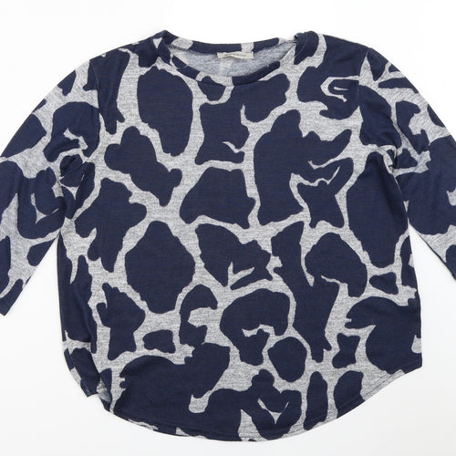BASSINI Womens Blue   Pullover Jumper Size 12
