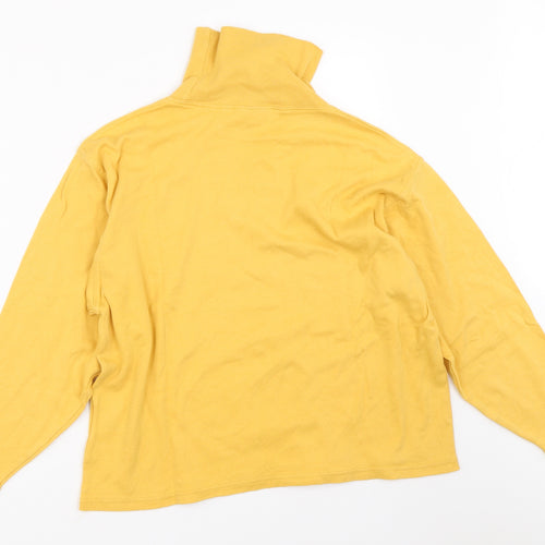 Compliments Womens Yellow   Pullover Jumper Size M