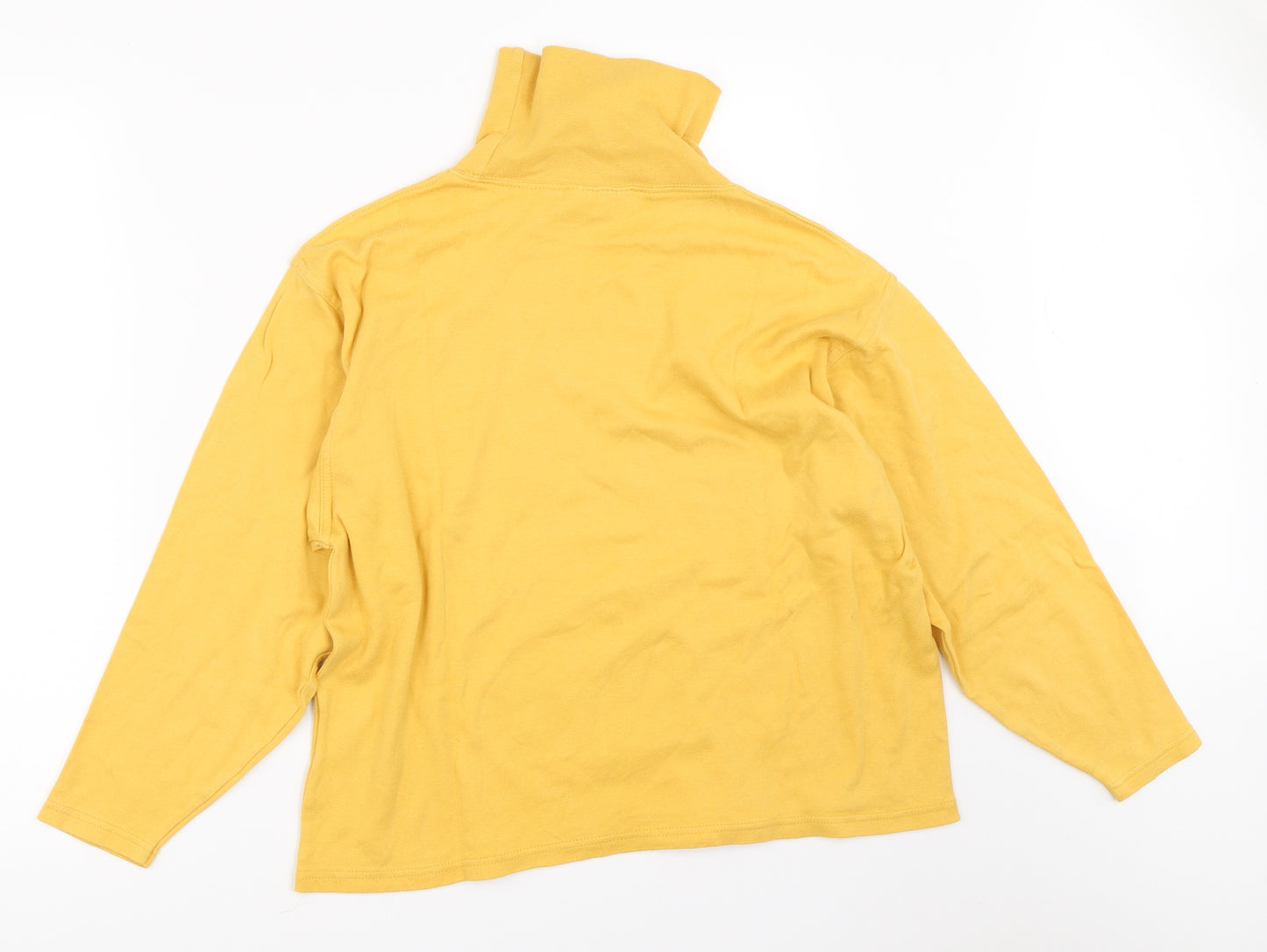 Compliments Womens Yellow   Pullover Jumper Size M