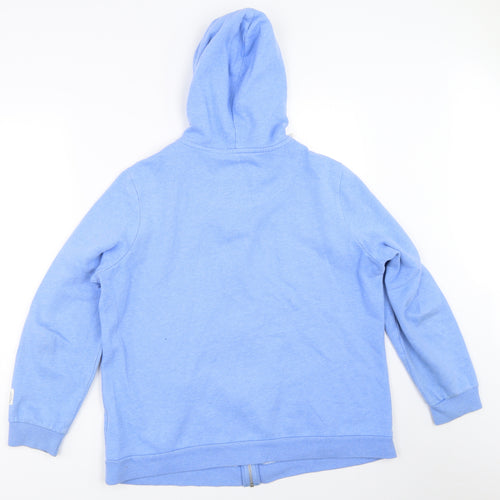 Maine New England Womens Blue   Full Zip Hoodie Size 16