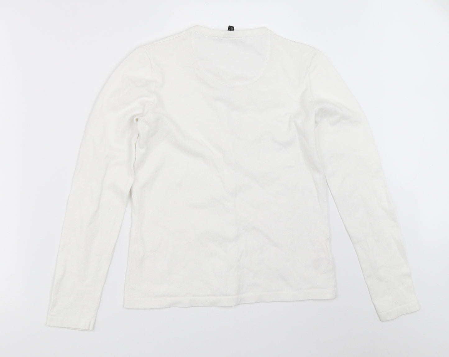 Laura Ashley Womens White   Cardigan Jumper Size 10