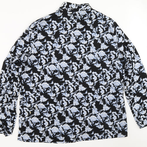 Select Womens Black Floral  Jacket  Size 14