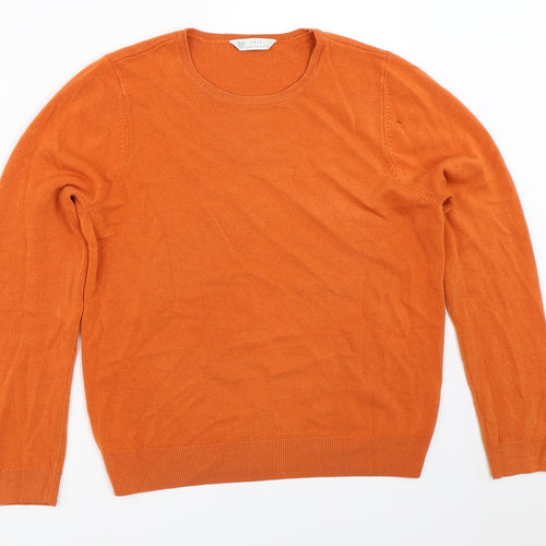 BHS Womens Orange   Pullover Jumper Size 12