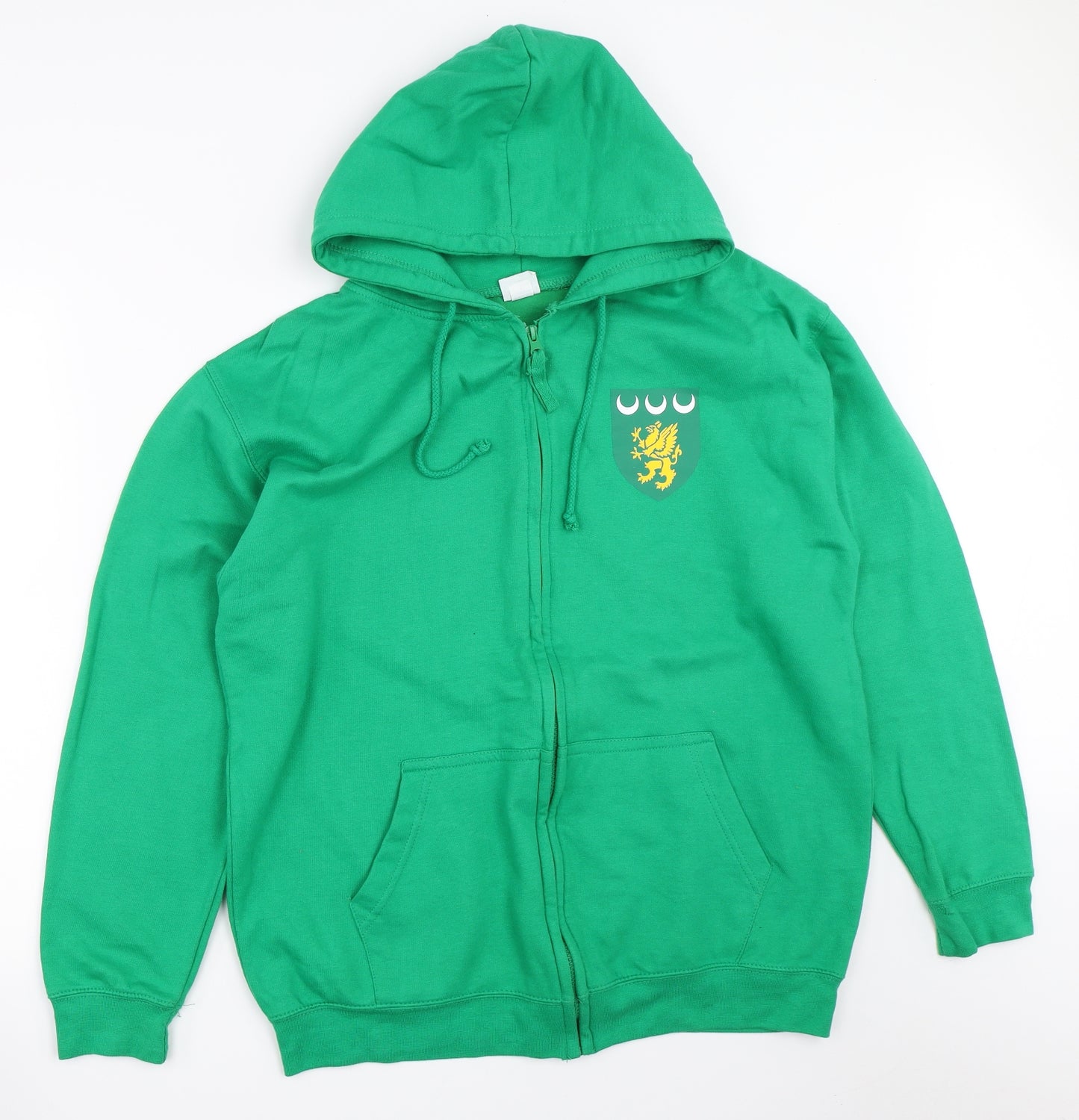 All We Do is Mens Green   Full Zip Hoodie Size L