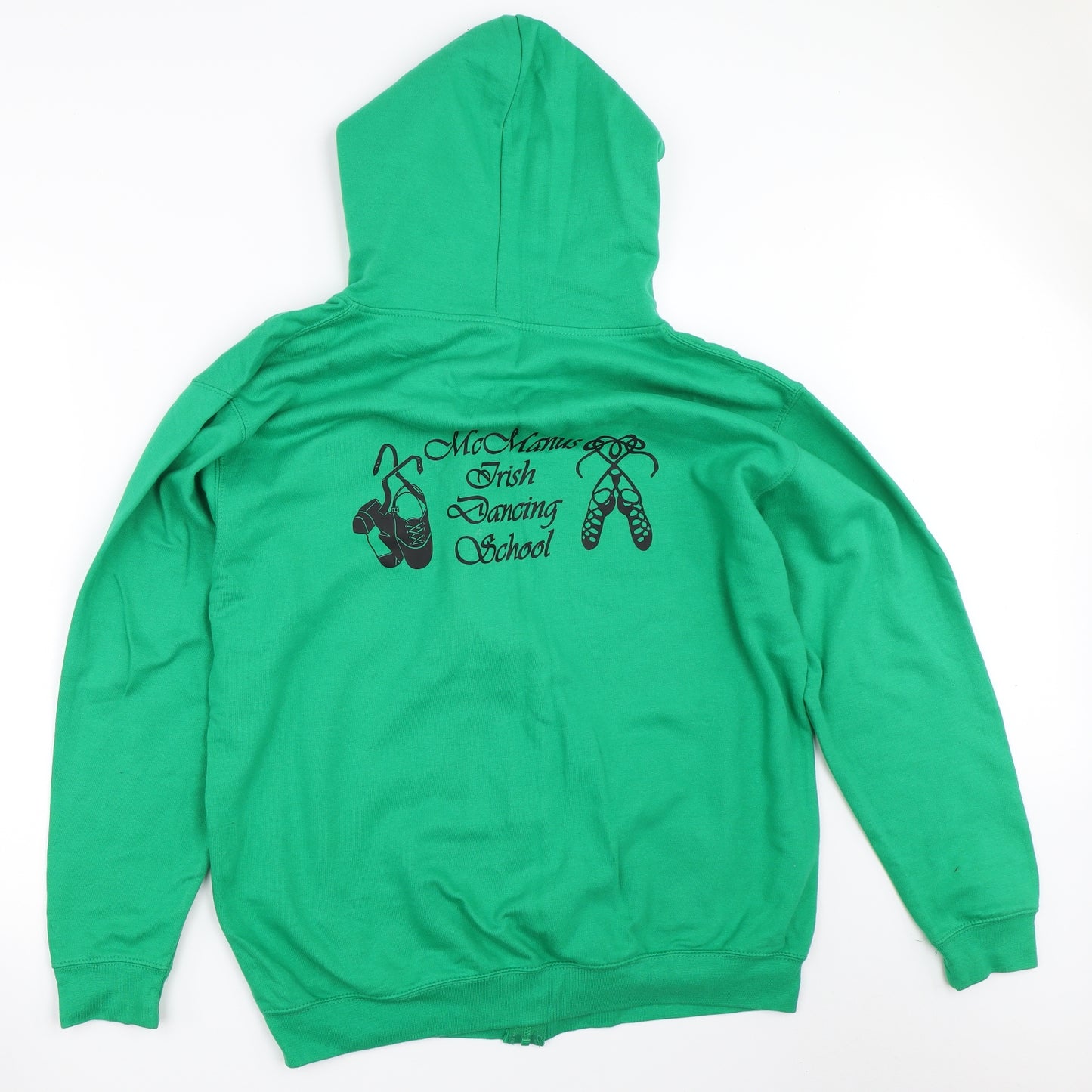 All We Do is Mens Green   Full Zip Hoodie Size L