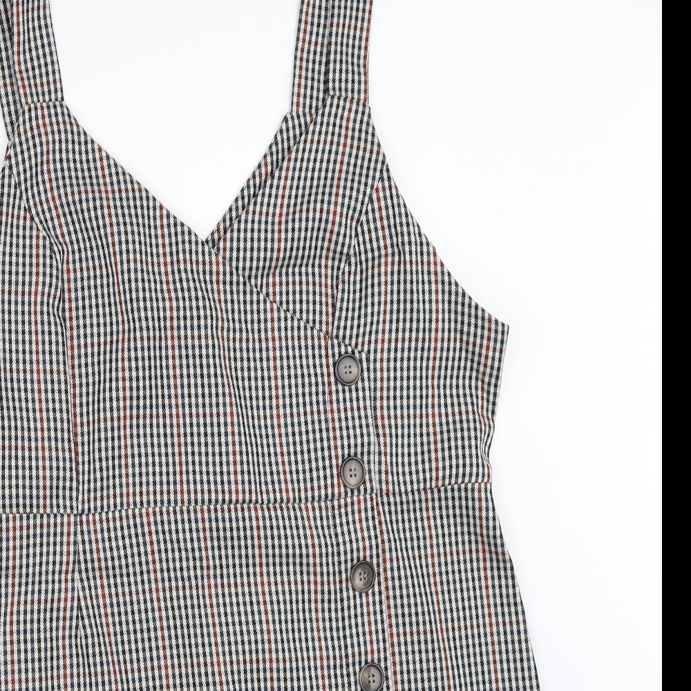 Primark Womens Beige   Pinafore/Dungaree Dress  Size 20
