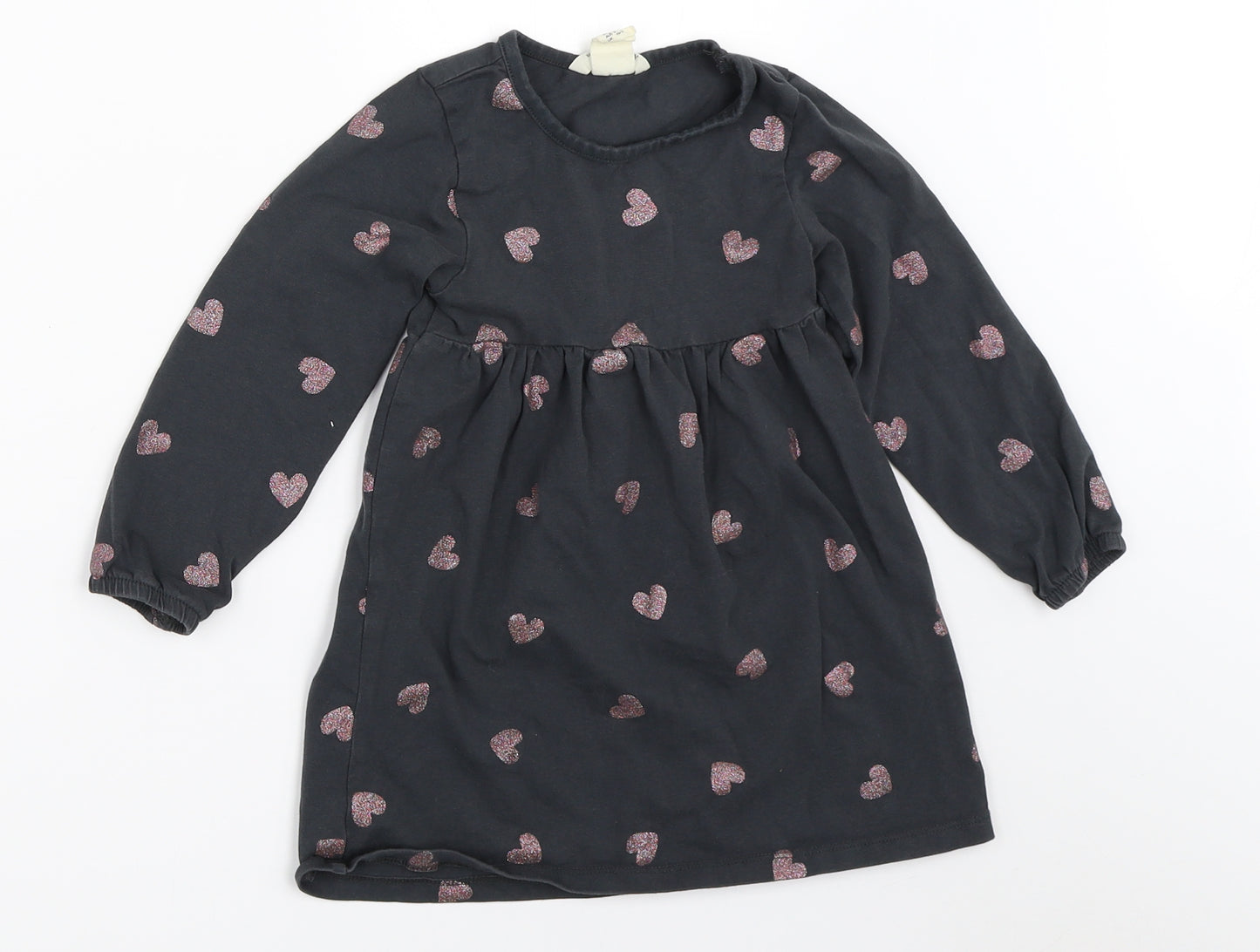 H&M Girls Grey   Fit & Flare  Size 2 Years