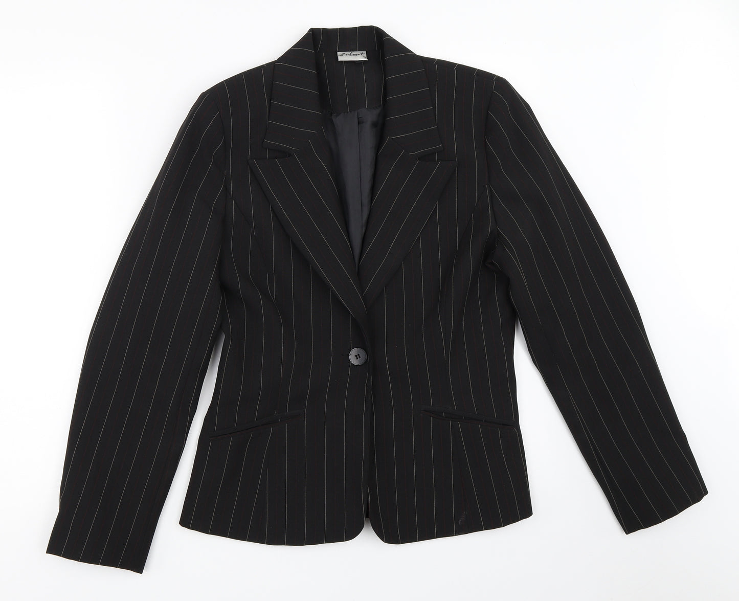 Select Womens Black   Jacket Blazer Size 10