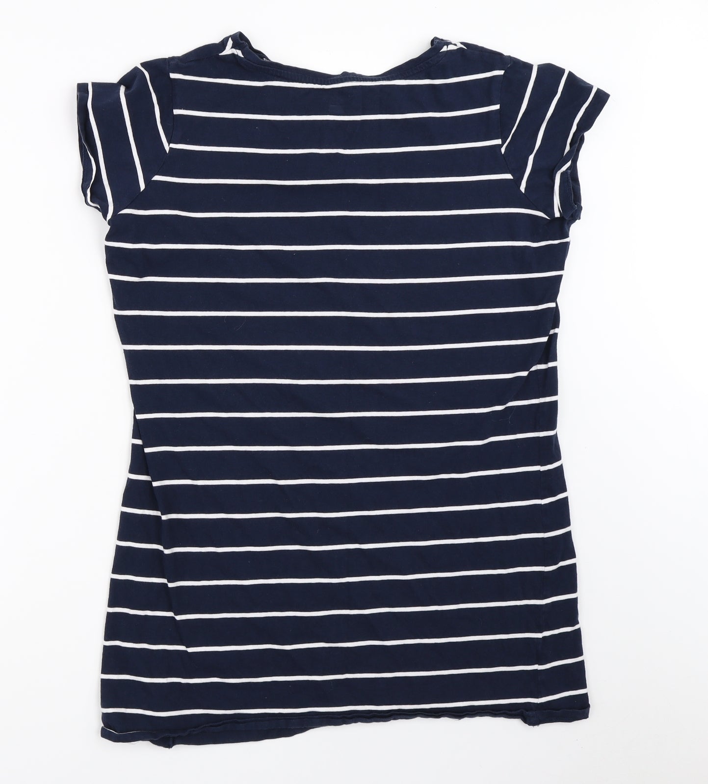 F&F Womens Blue Striped  Top Pyjama Top Size 12