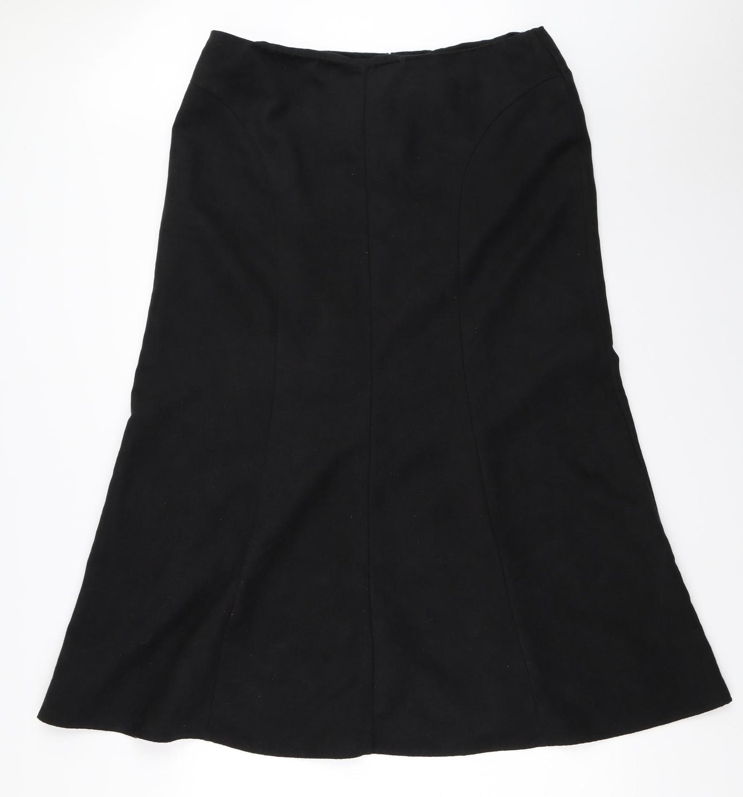 F&F Womens Black   Flare Skirt Size 16