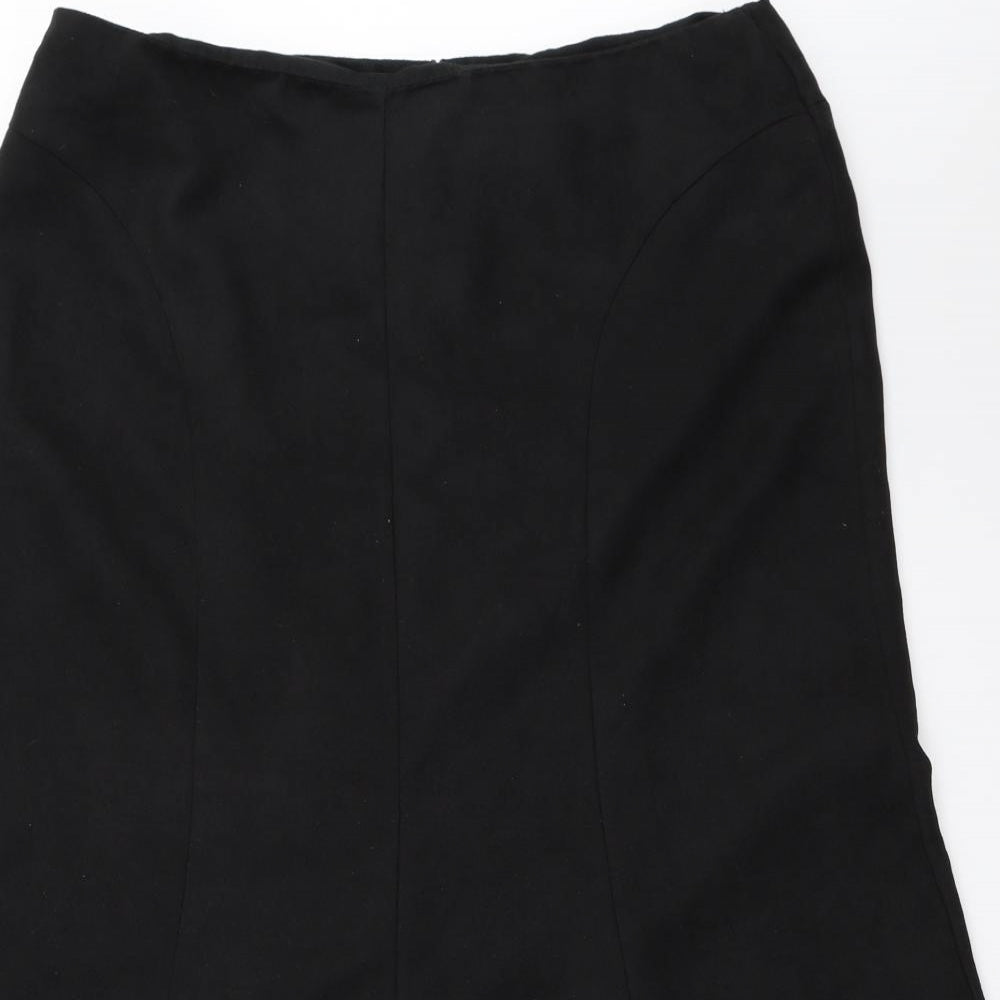 F&F Womens Black   Flare Skirt Size 16