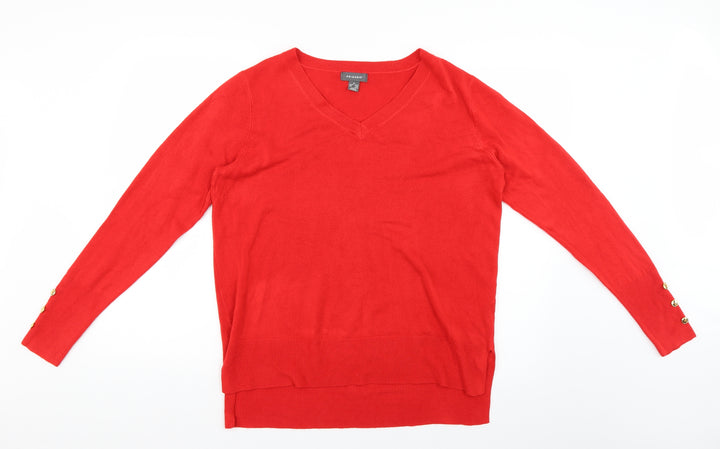 Primark Womens Red Pullover Jumper Size 12