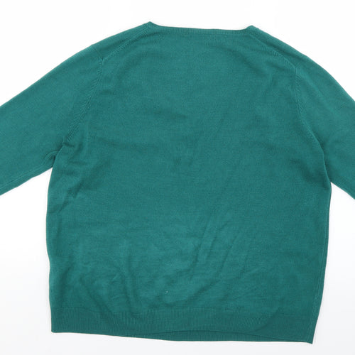 Marks and Spencer Womens Green   Pullover Jumper Size 18