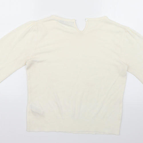 Atmosphere Womens White   Pullover Jumper Size 16
