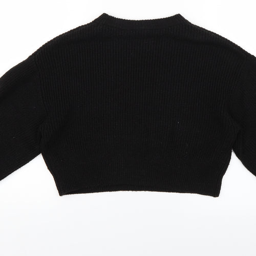 H&M Womens Black   Pullover Jumper Size S