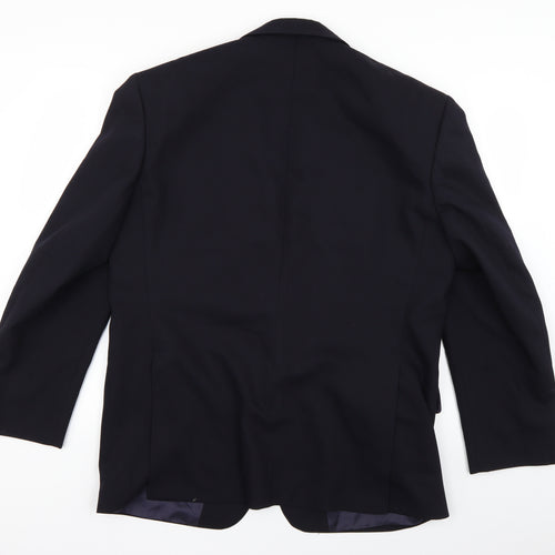 Preworn Mens Blue   Jacket Suit Jacket Size 36