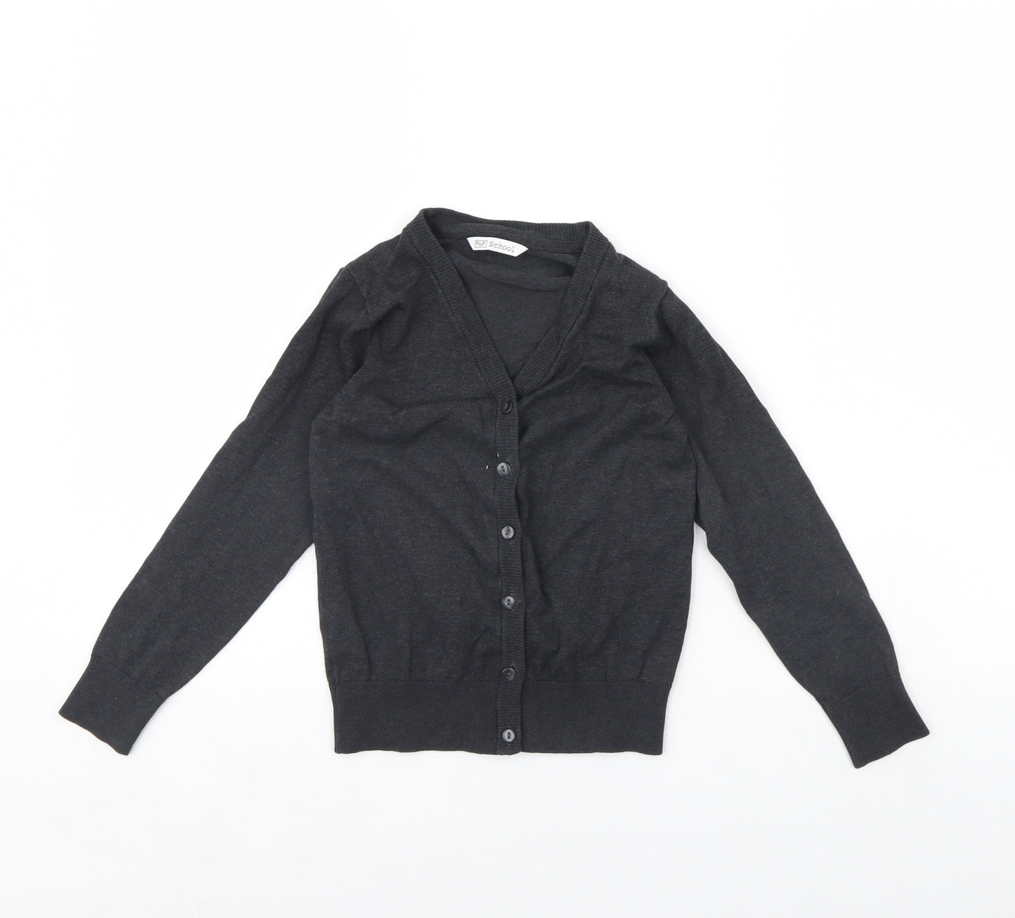 F&F Girls Grey    Jumper Size 7 Years  - School